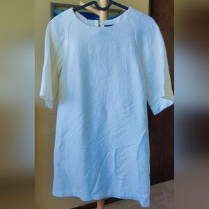 Topshop Linen Long Sleeve Dress